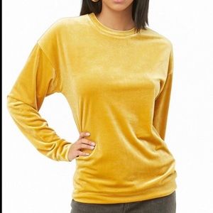 NWT FOREVER21 Velvet Top